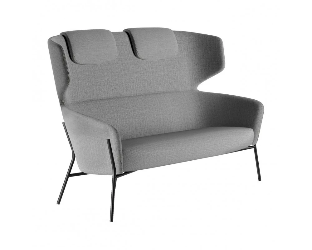 Диван 2-х местный Vento Ткань, Серый