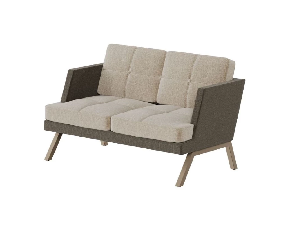 Диван двухместный с декором из пуговиц Aldo