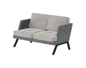 Диван двухместный с декором из пуговиц Aldo images