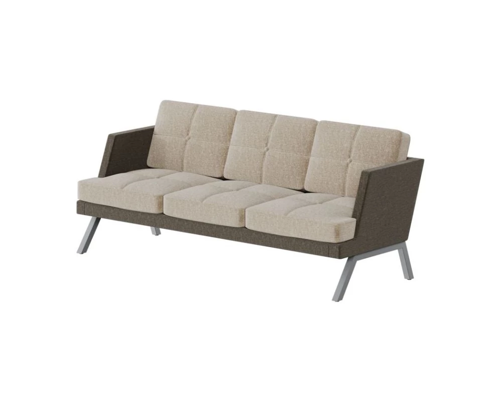 Диван трехместный с декором из пуговиц Aldo