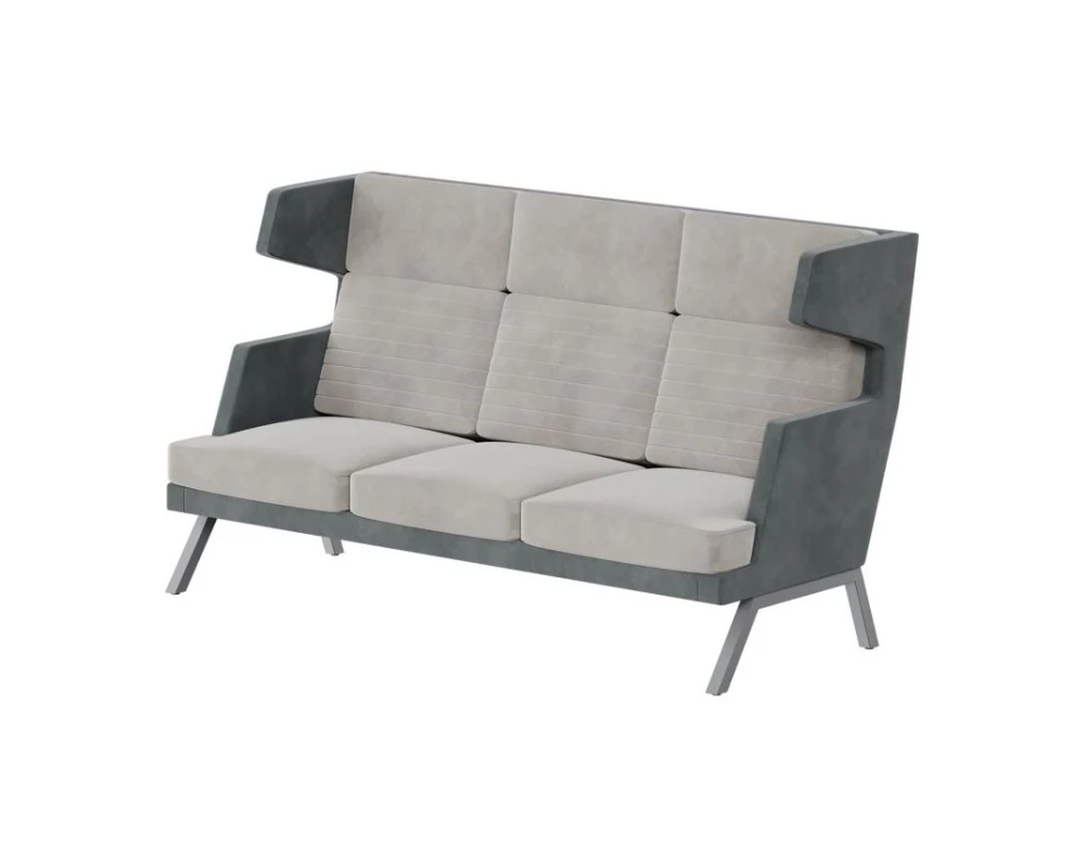 Диван трехместный высокий Aldo