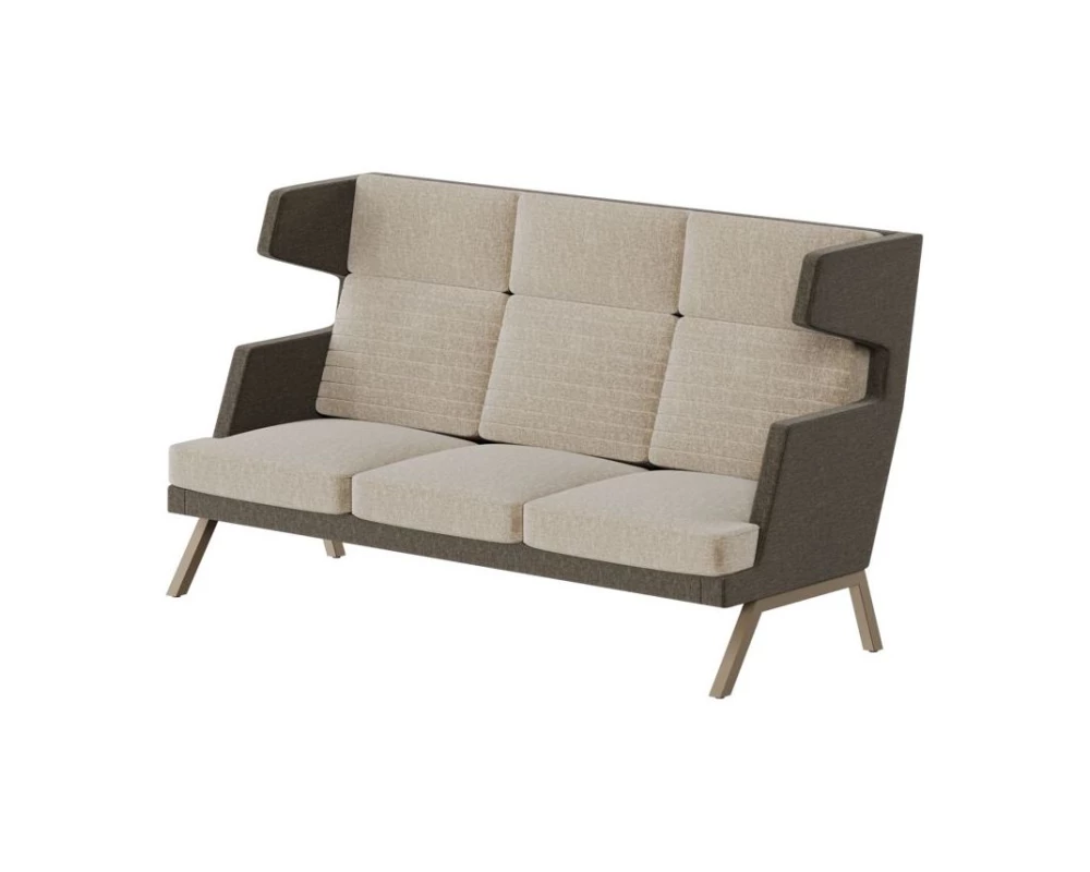 Диван трехместный высокий Aldo