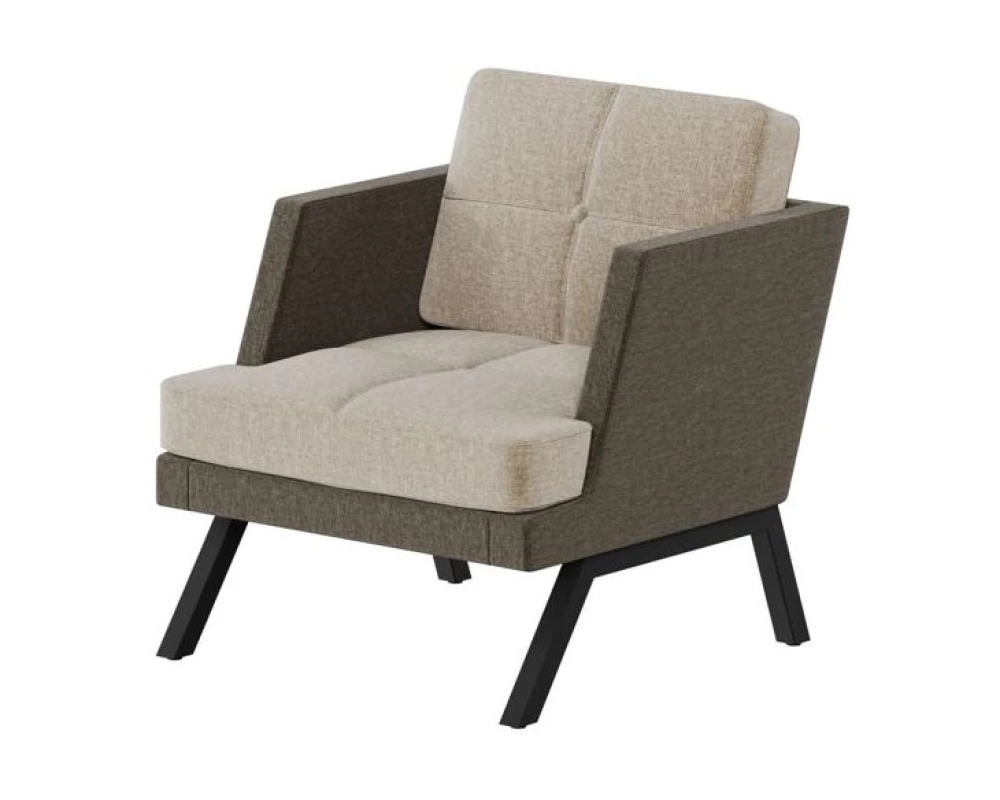 Кресло с декором из пуговиц Aldo