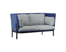 Диван двухместный с низкой спинкой Stato images