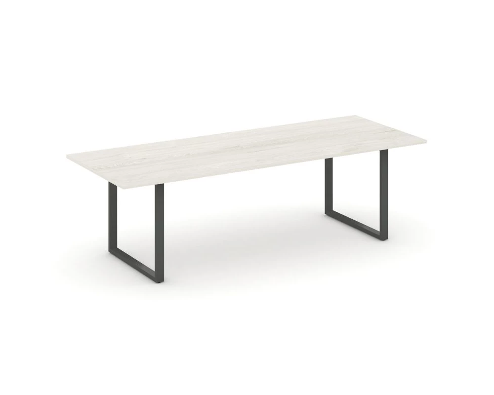 Стол переговорный на О-образном каркасе без лючка 2580x980x750 Style Project Direct