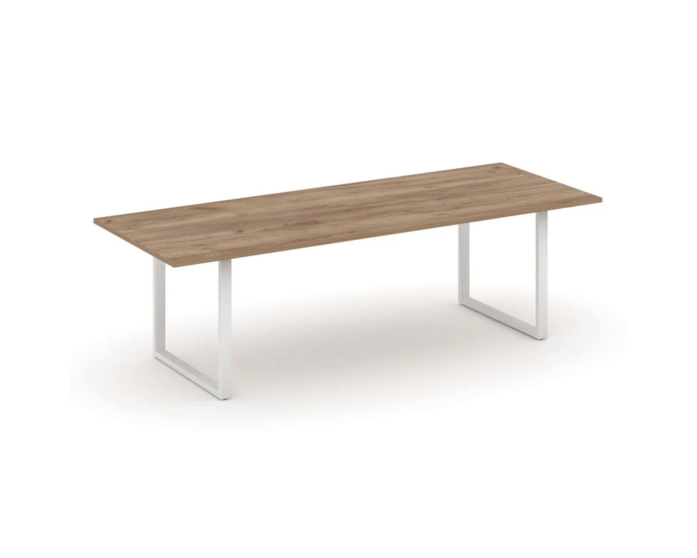 Стол переговорный на О-образном каркасе без лючка 2580x980x750 Style Project Direct