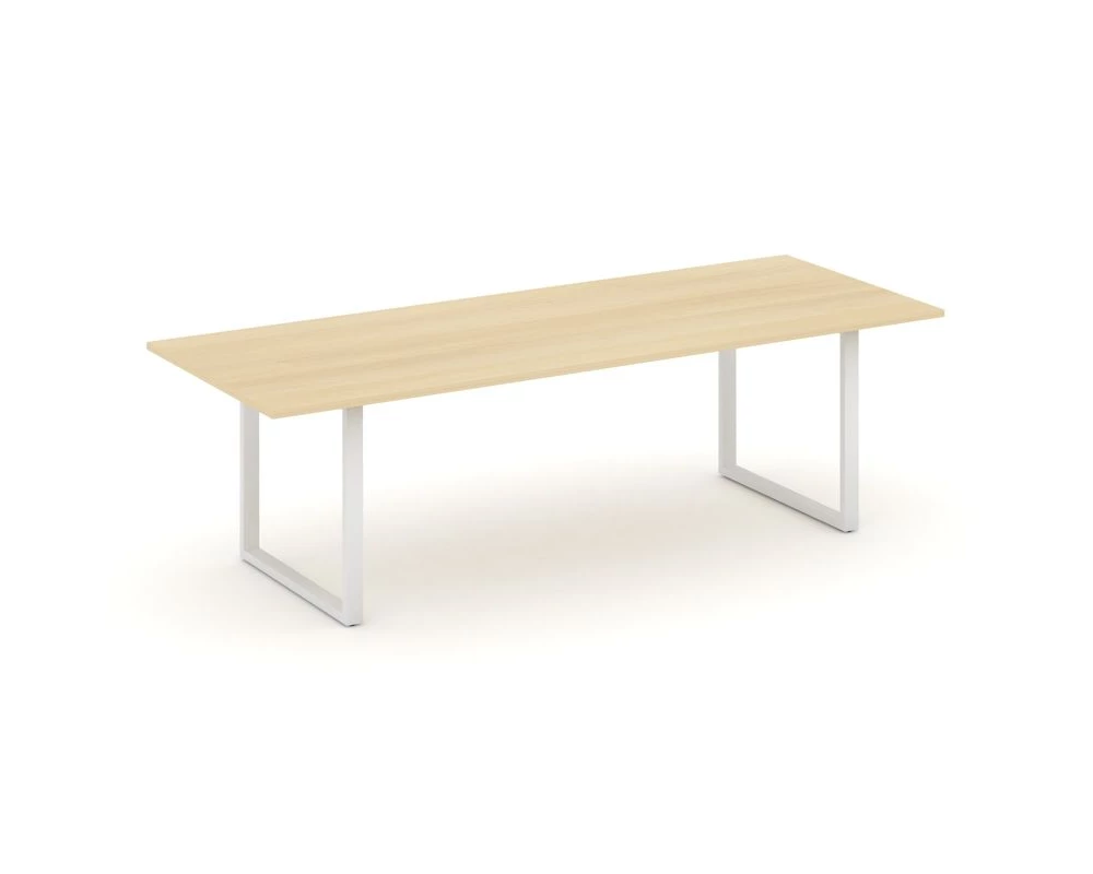 Стол переговорный на О-образном каркасе без лючка 2580x980x750 Style Project Direct