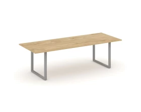 Стол переговорный на О-образном каркасе без лючка 2580x980x750 Style Project Direct images