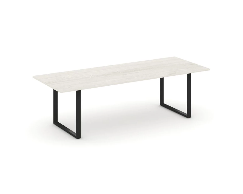 Стол переговорный на О-образном каркасе без лючка 2580x980x750 Style Project Direct