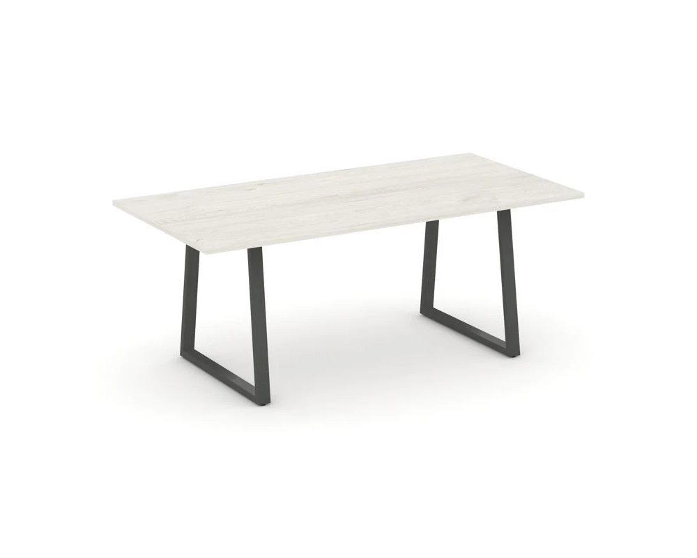 Стол переговорный опоры трапеция без лючка 1980x980x750 Style Project Direct