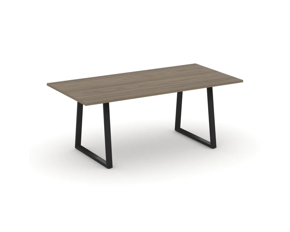 Стол переговорный опоры трапеция без лючка 1980x980x750 Style Project Direct