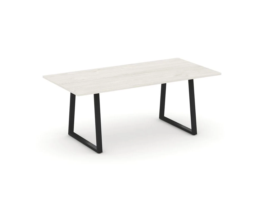 Стол переговорный опоры трапеция без лючка 1980x980x750 Style Project Direct