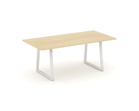 Стол переговорный опоры трапеция без лючка 1980x980x750 Style Project Direct images