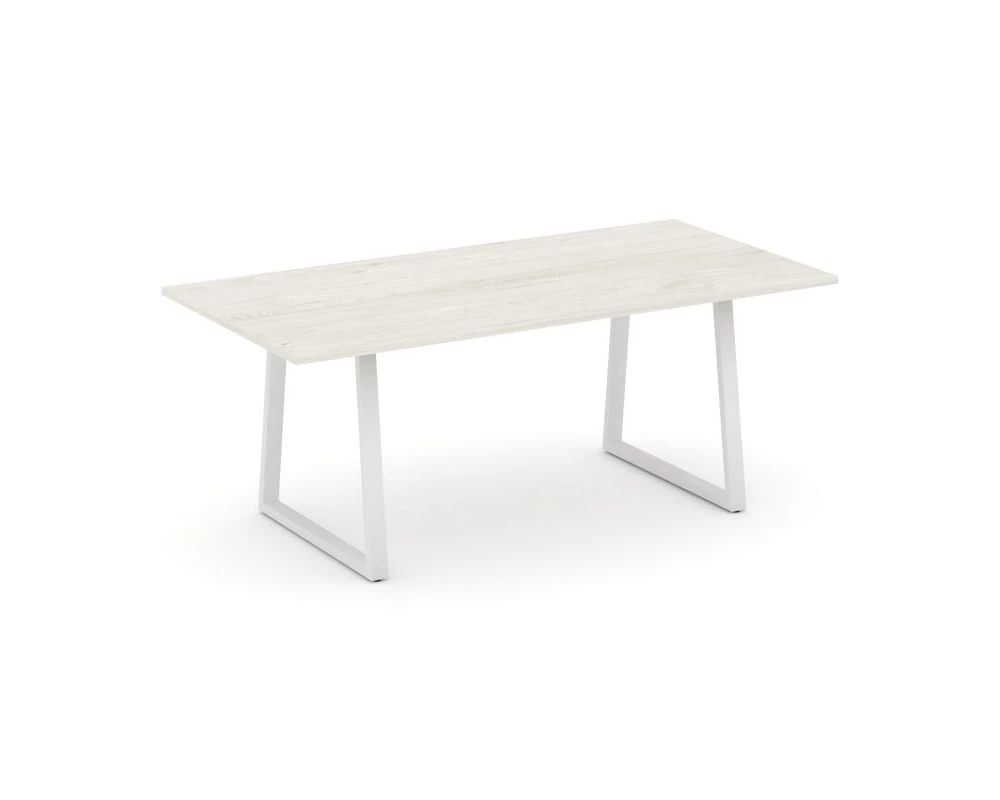 Стол переговорный опоры трапеция без лючка 1980x980x750 Style Project Direct