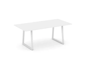 Стол переговорный опоры трапеция без лючка 1980x980x750 Style Project Direct images