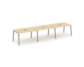 Стол переговорный на А-образном каркасе 60 мм 2940х980х750 Стайл Проджект / Style Project images