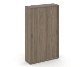 Шкаф-купе с полками в 2-х секциях 1200x400x1982 зад. стенка HDF Стайл Проджект / Style Project images