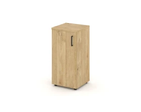 Шкаф низкий узкий левый закрытый 400x400x833 Стайл Проджект / Style Project images