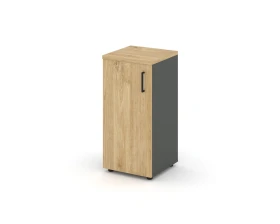 Шкаф низкий узкий левый закрытый 400x400x833 Стайл Проджект / Style Project images