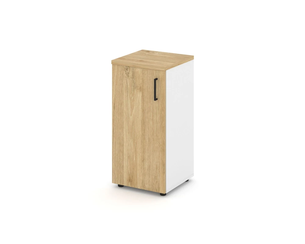 Шкаф низкий узкий левый закрытый 400x400x833 Стайл Проджект / Style Project