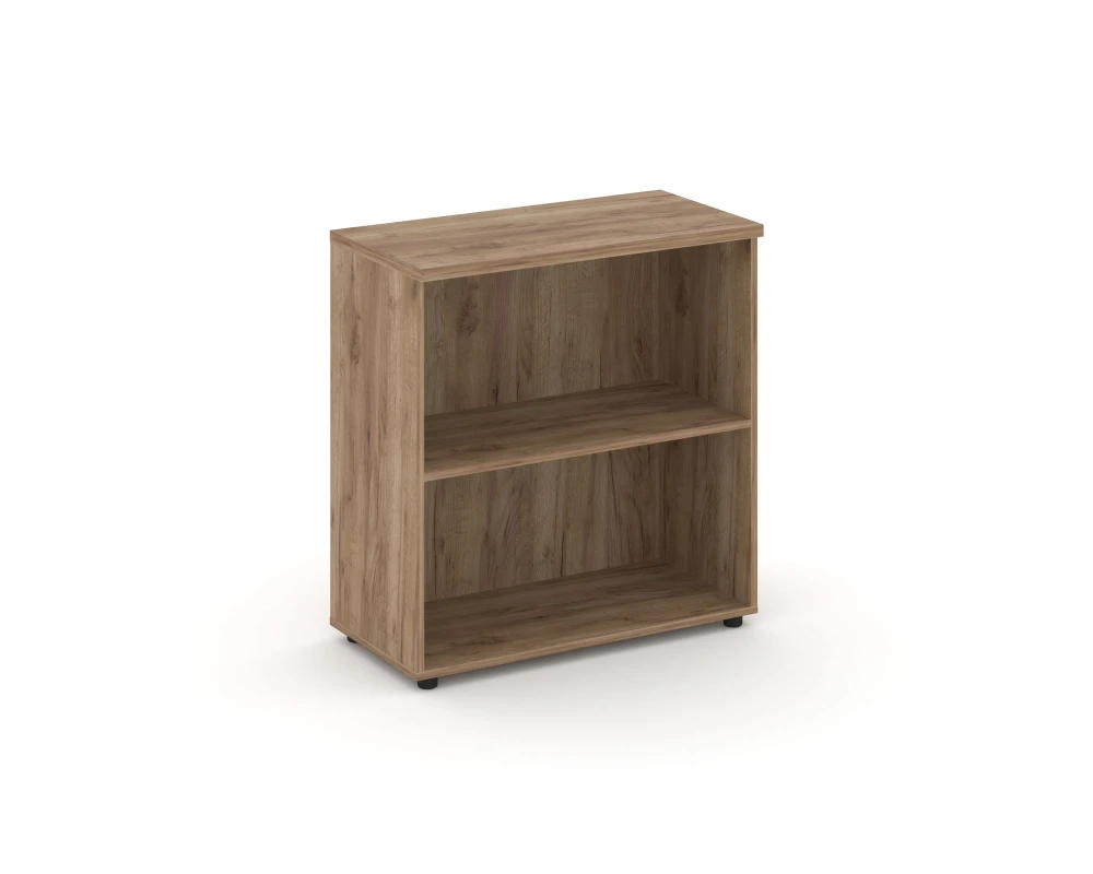 Стеллаж низкий широкий 796x400x833 зад. стенка HDF Стайл Проджект / Style Project