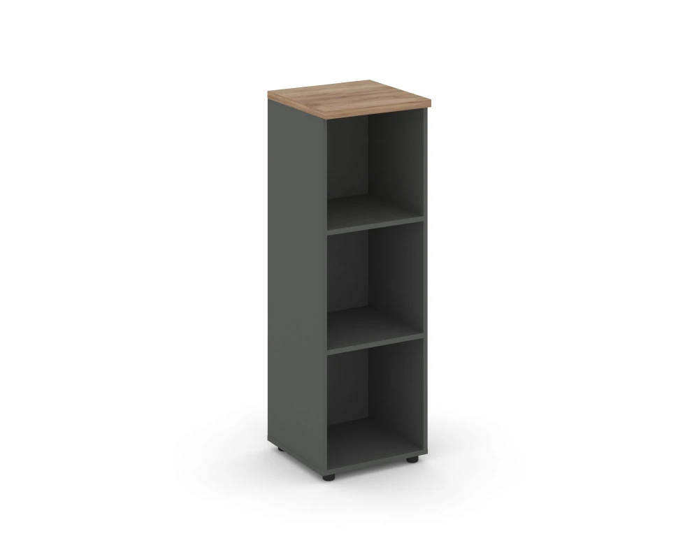 Стеллаж средний узкий 400x400x1203 зад. стенка HDF Стайл Проджект / Style Project