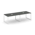 Антрацит/Металл белый