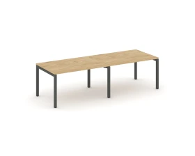 Стол переговорный на П-образном каркасе 50 мм 2760x980x750 Стайл Проджект / Style Project images