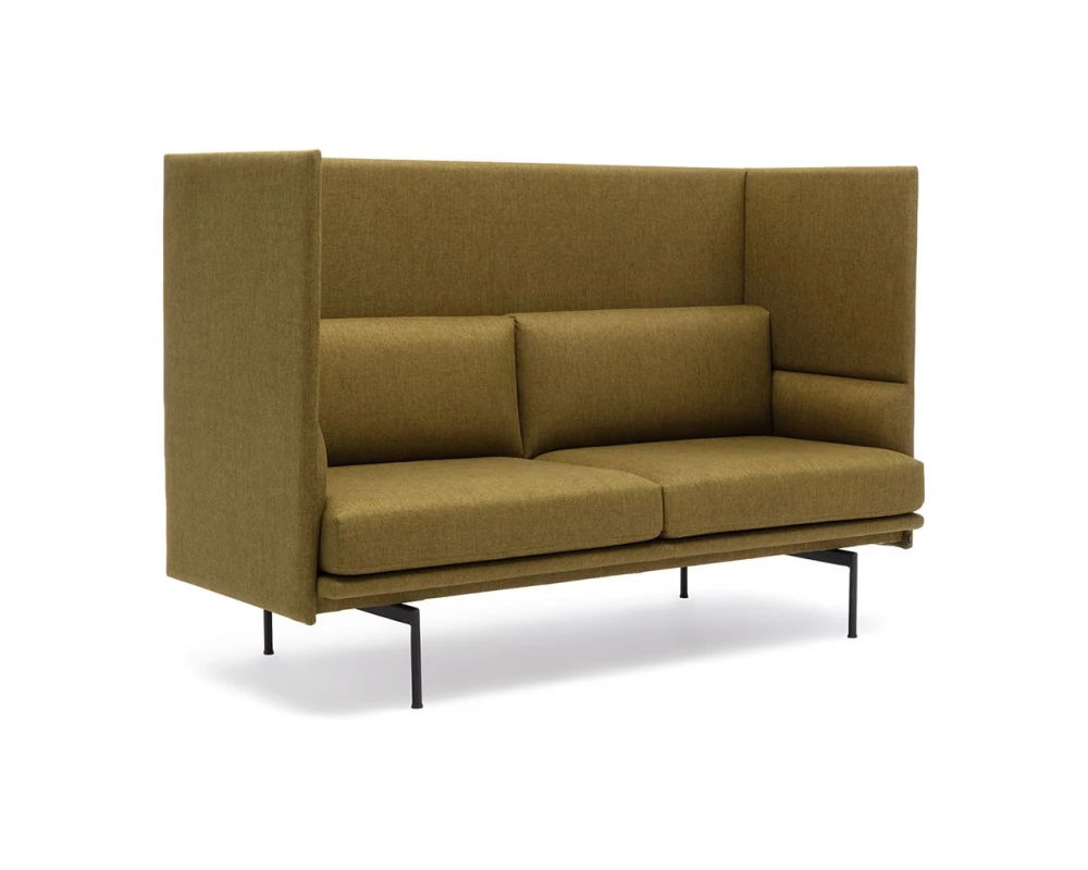 Диван двухместный с высокой спинкой Pratt