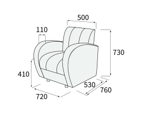 Кресло Альфа Люкс images