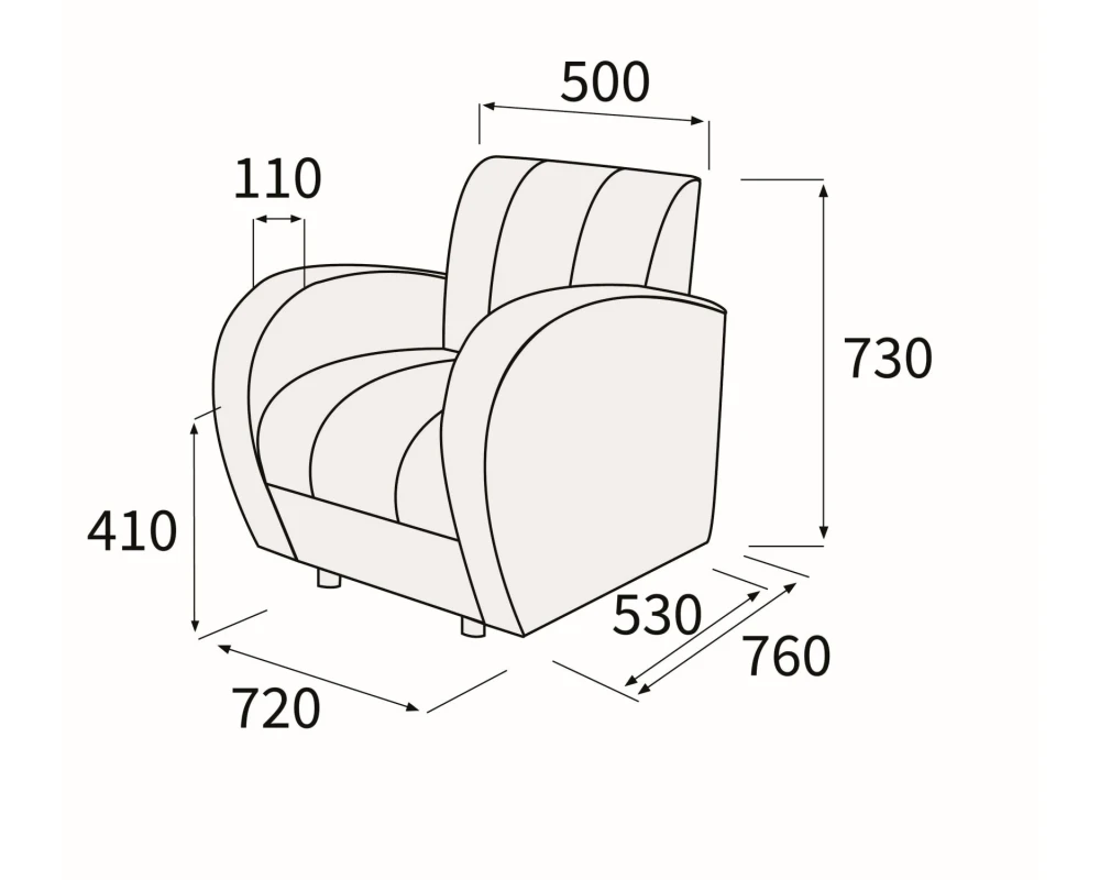 Кресло Альфа Люкс