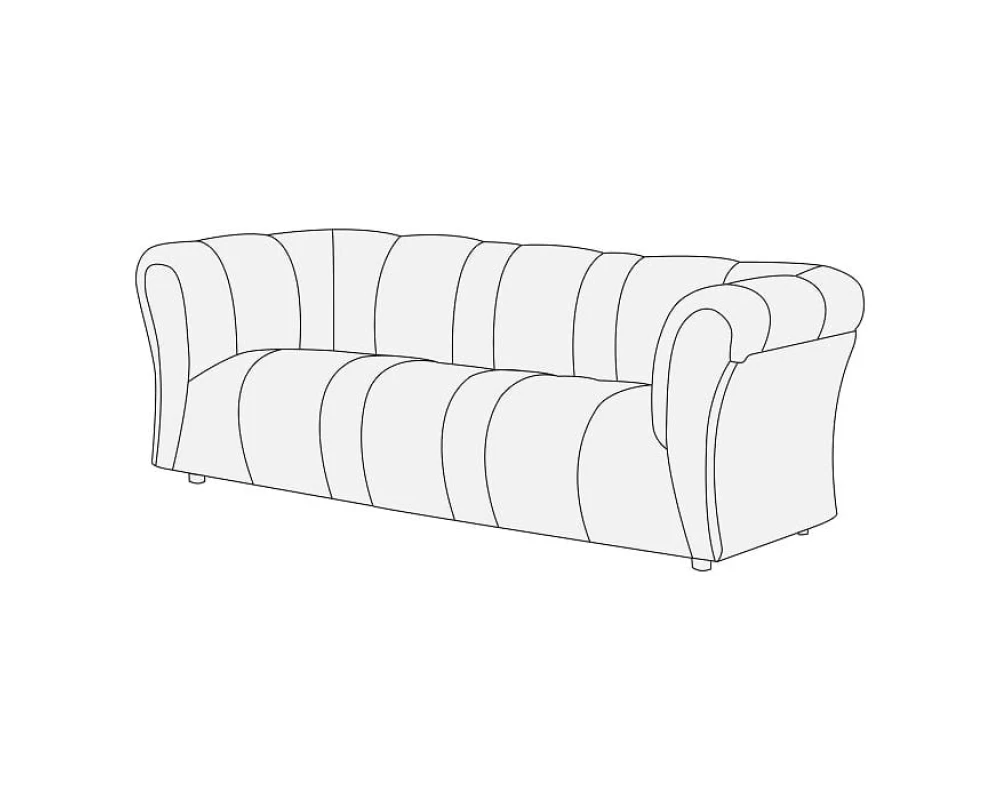 Диван 3-х местный Юпитер