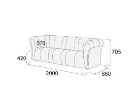 Диван 3-х местный Юпитер images