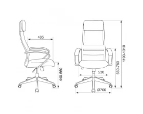 Кресло Бюрократ CH-608 images