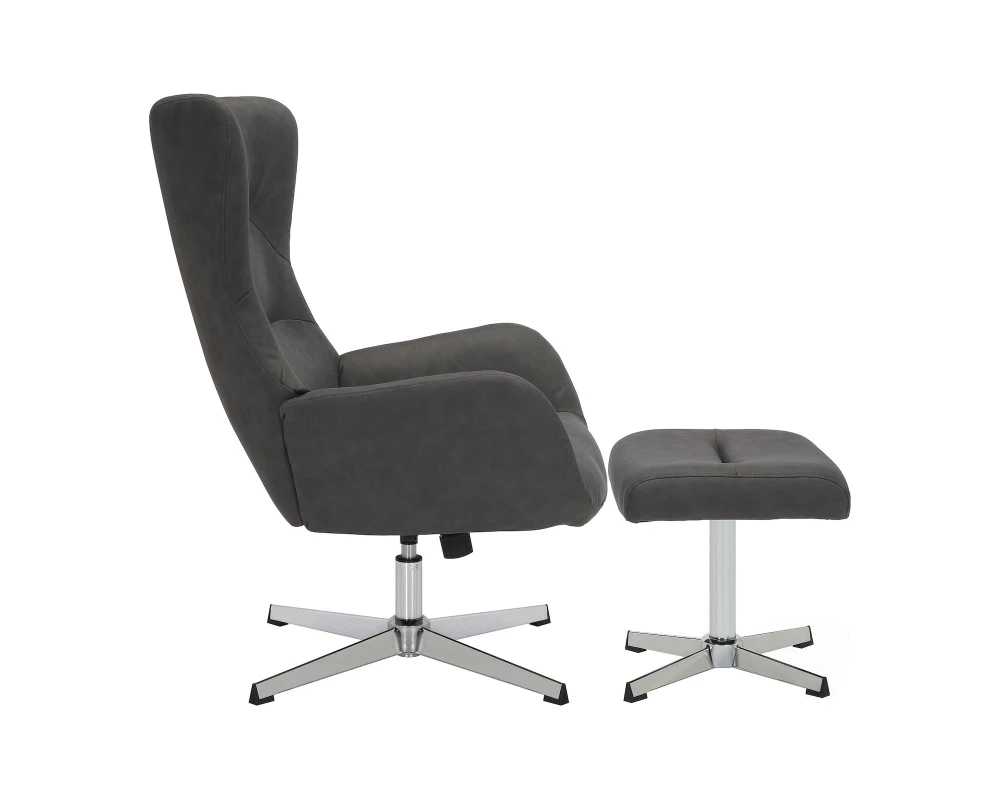 Кресло Everprof Apple Ткань, Темно-серый