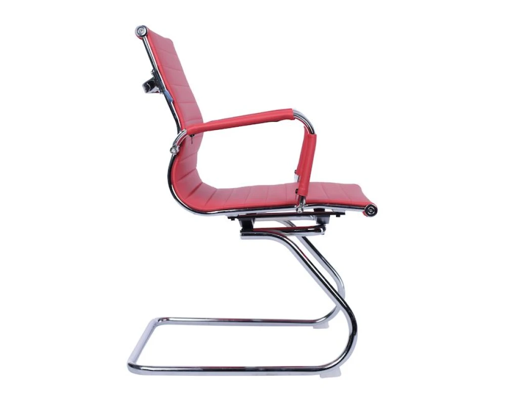 Кресло Everprof Leo CF Экокожа, Красный