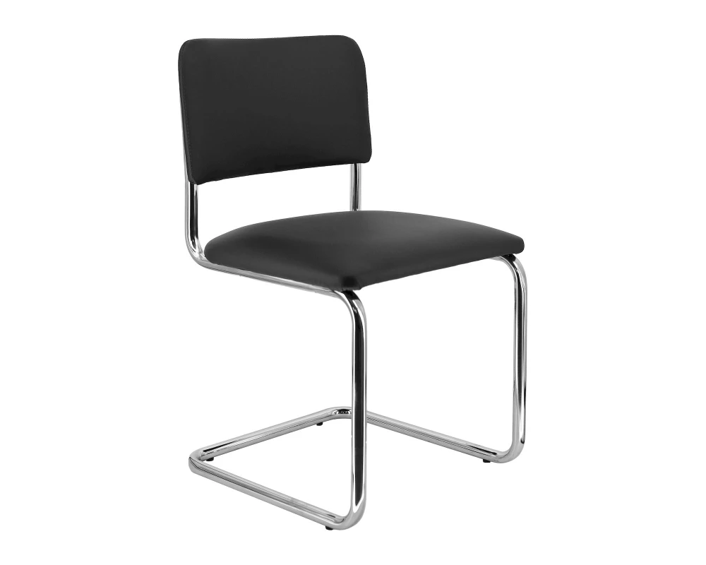 Кресло Everprof Silwia Экокожа, Черный