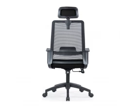 Кресло VIKING-91 MAS-A817 Сетка/Ткань, Черный images