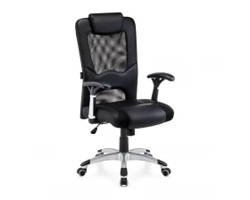 Кресло Vincent 2627 Ткань/Экокожа, Черный images