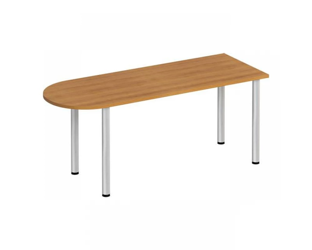 Стол письменный полукруглый на хромированных опорах ФР 2103 Formula