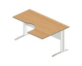 Стол-интеграл правый на металлокаркасе АМК-44R+ОА-01/1600 Агат images