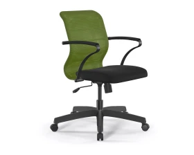 Кресло ErgoLife S 8 M4-8K M09.B02.G15.W01 Сетка/Ткань, Зеленый/Черный images