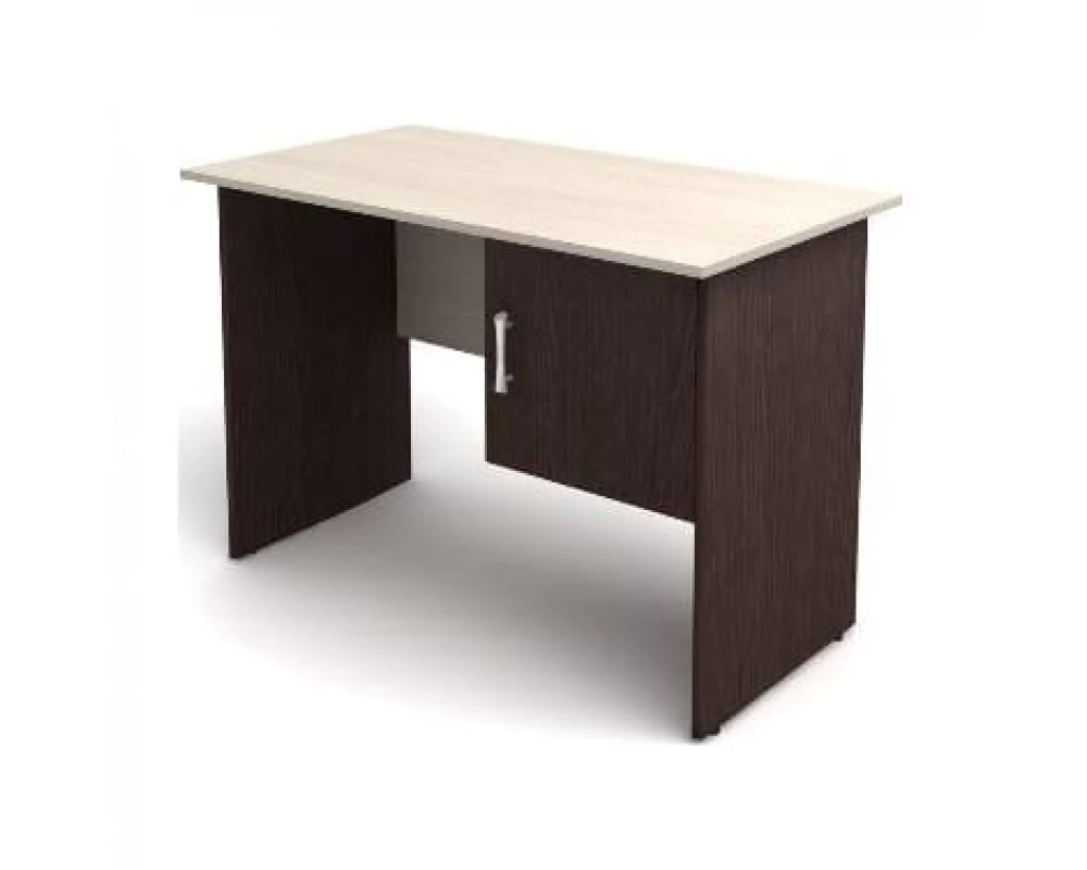 Стол 1-тумбовый с дверкой (1200х600х750) (тумба с права) СК50 Канц