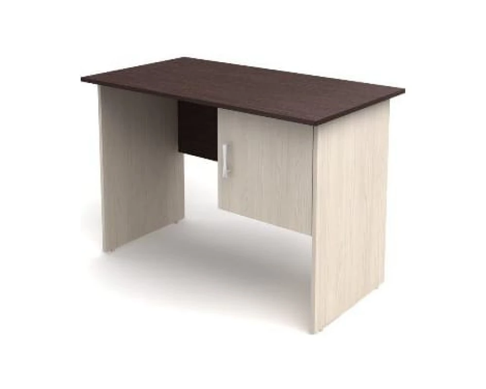 Стол 1-тумбовый с дверкой (1200х600х750) (тумба с права) СК50 Канц