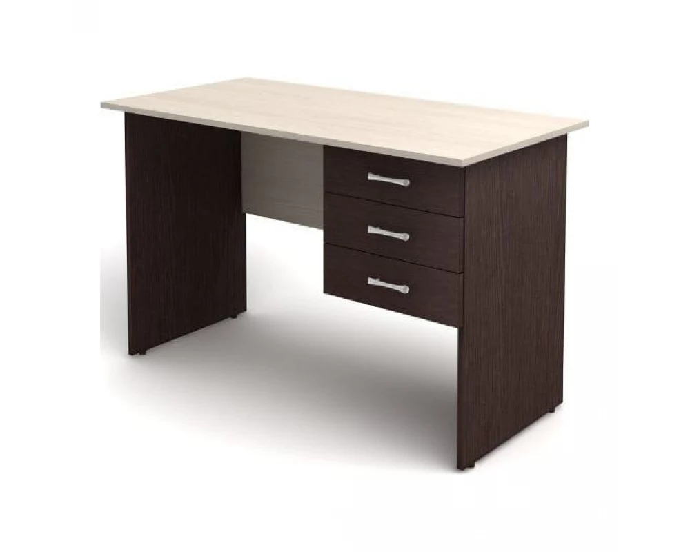 Стол 1-тумбовый с ящиками (1200х600х750) тумба справа СК27 Канц