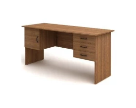 Стол 2-тумбовый (3 ящика + дверка) (1600х600х750) СК29 Канц images