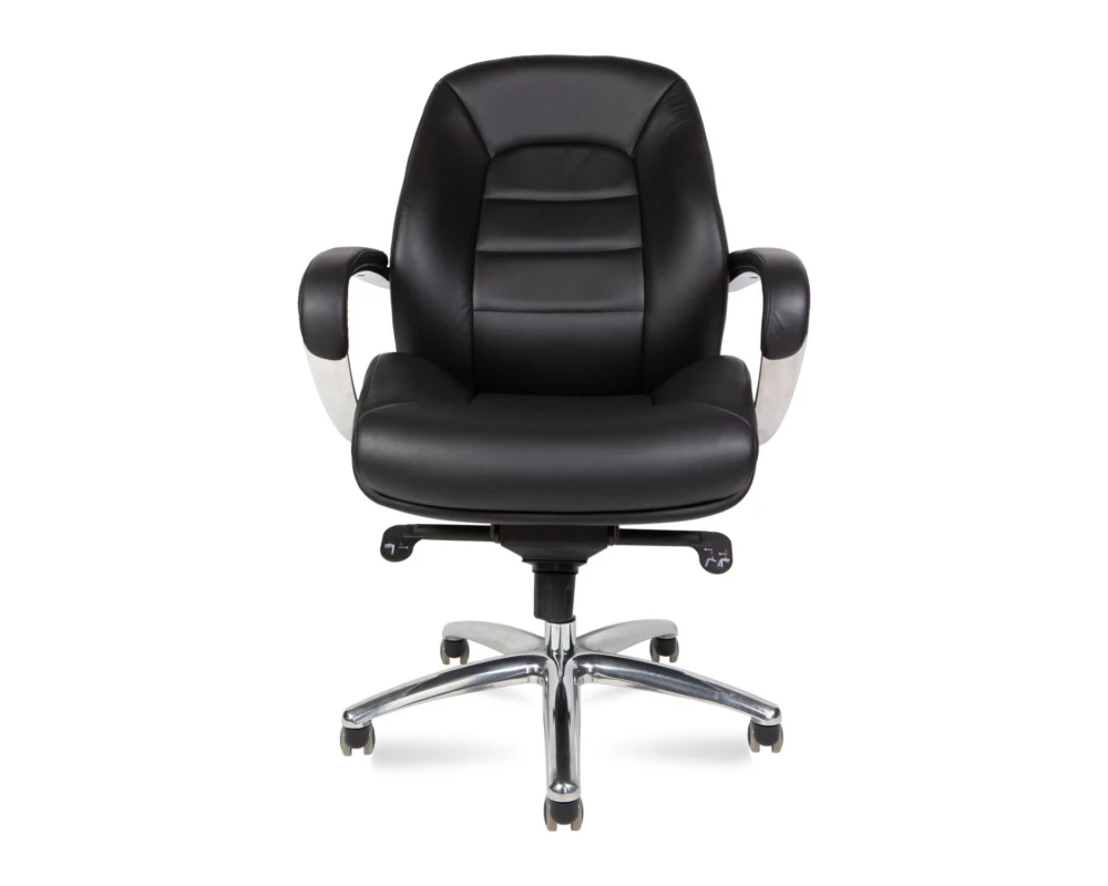 Кресло Norden Porsche LB Натуральная кожа, Черный